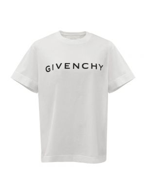 Oversize hemd mit print Givenchy weiß