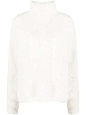Μάλλινος πουλόβερ κασμίρ Pinko λευκό