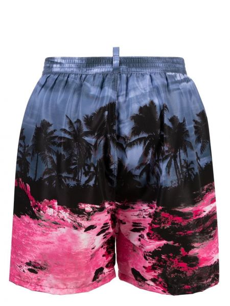 Shorts mit print mit tropischem muster Dsquared2