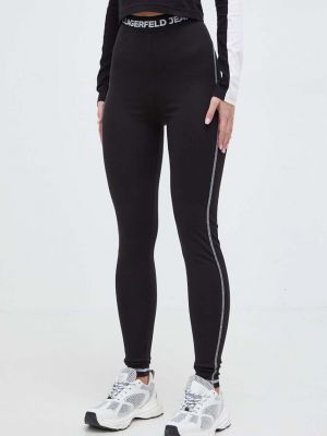 Клинове с апликация Karl Lagerfeld Jeans черно