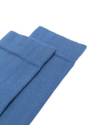 Chaussettes à imprimé Sunspel bleu