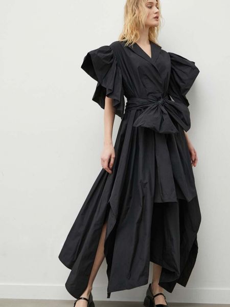 Oversized mini šaty Mmc Studio černé