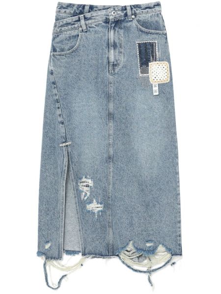 Spódnica jeansowa Musium Div. niebieska