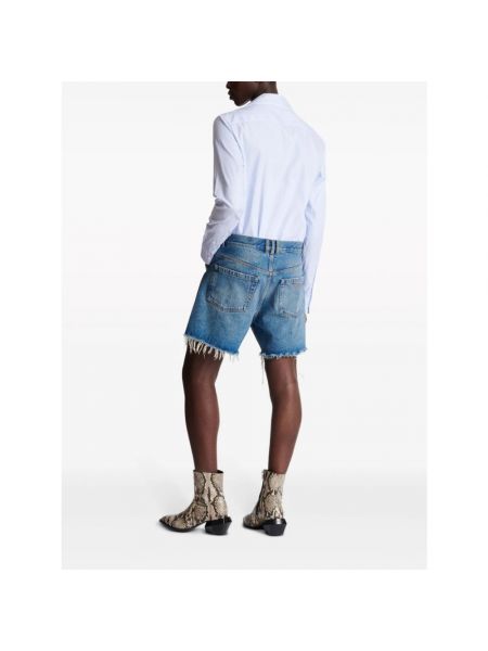 Pantalones cortos vaqueros Balmain azul