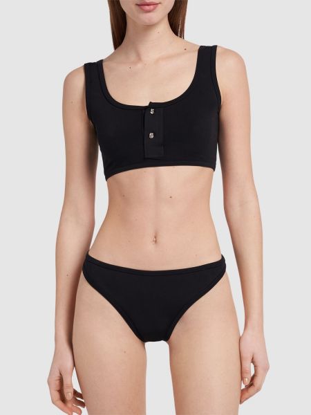 Naylon bikini Bottega Veneta siyah