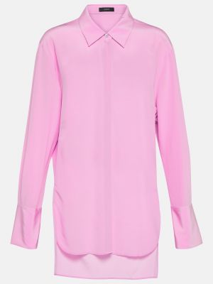 Рубашка из крепа Joseph розовая