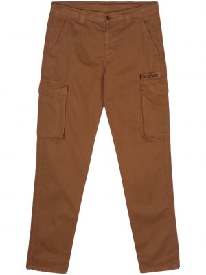 Pantalon cargo en coton avec poches Aspesi marron
