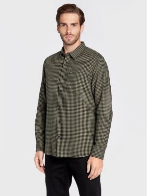 Риза с джобове Wrangler зелено