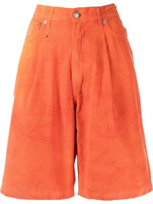 Relaxed риза от рипсено кадифе R13 оранжево