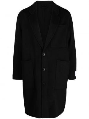 Vlnený kabát Etudes čierna