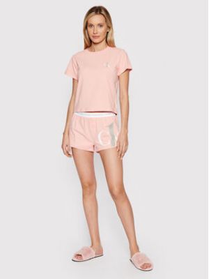 Pyžamo Calvin Klein Underwear ružová