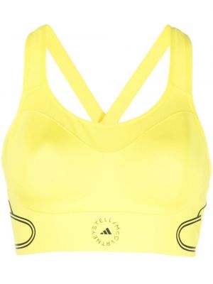 Спортен сутиен Adidas By Stella Mccartney жълто