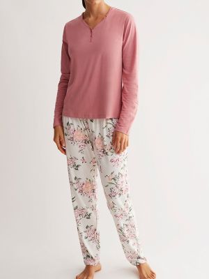 Pijama de algodón de modal Promise rosa