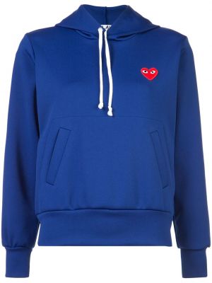 Herzmuster hoodie Comme Des Garçons Play blau