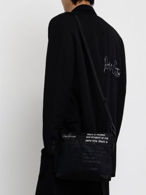 Taška přes rameno Yohji Yamamoto černá
