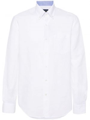 Πουπουλένιο πουκάμισο Paul & Shark λευκό