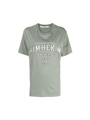 Zielona koszulka z nadrukiem Kimhekim