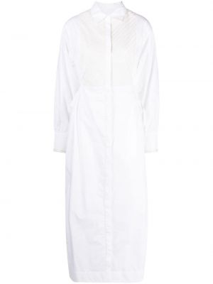 Памучна рокля Merlette бяло