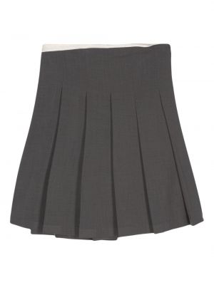 Plisované mini sukně Low Classic šedé