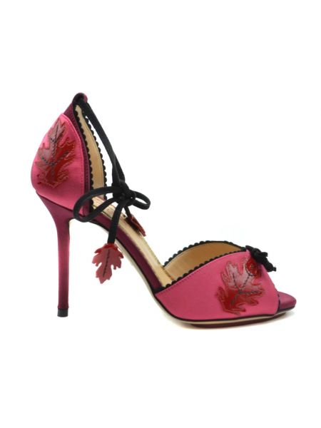 Różowe sandały Charlotte Olympia