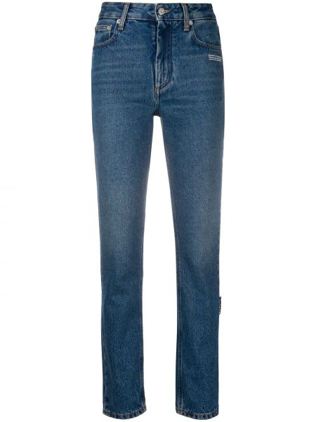 Straight leg jeans ricamati Off-white