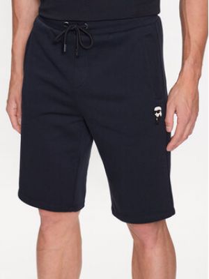 Shorts de sport Karl Lagerfeld bleu