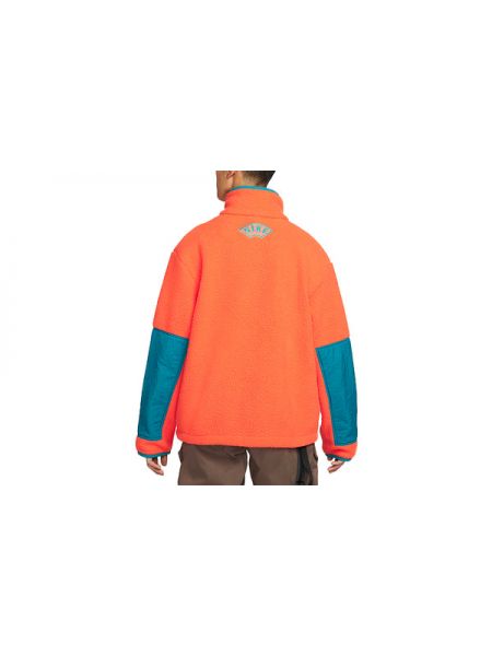 Куртка с воротником стойка свободного кроя Nike оранжевая