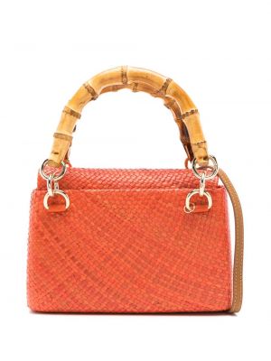 Бамбукови чанта за ръка Serpui оранжево