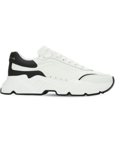 Кожаные туфли Dolce & Gabbana, белые