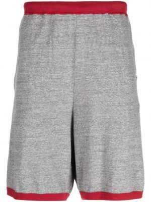 Shorts de sport en coton Undercover gris