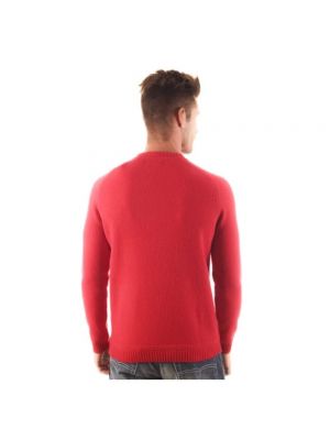 Sweter wełniany Gant czerwony