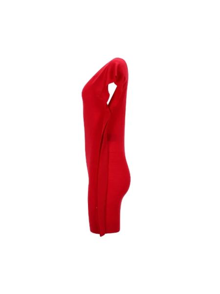 Vestido de lana Balenciaga Vintage rojo