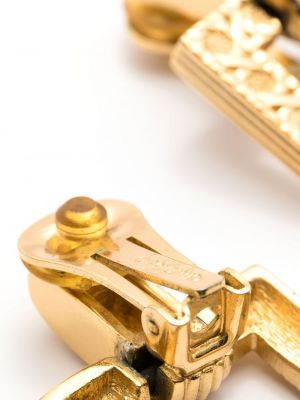 Kolczyki Christian Dior złote