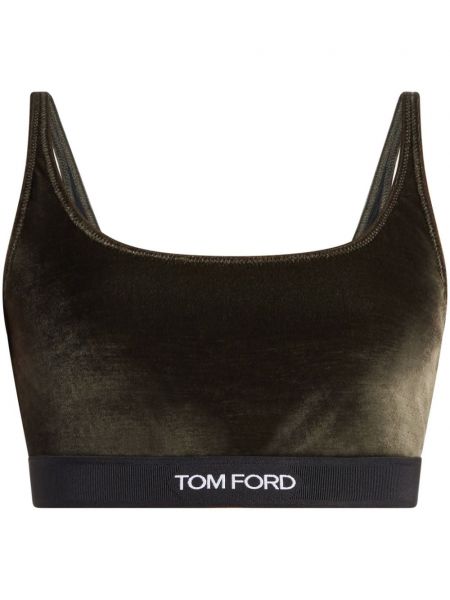 Crop top Tom Ford grøn