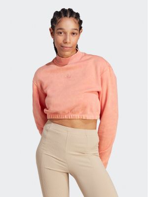 Fliso džemperis Adidas oranžinė
