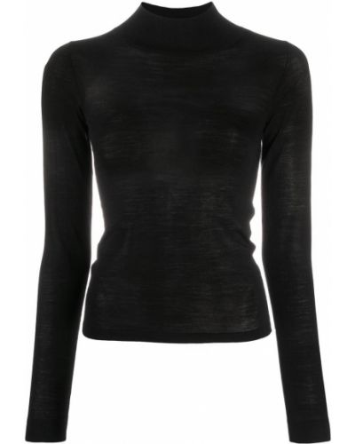 Jersey de punto de tela jersey Nanushka negro