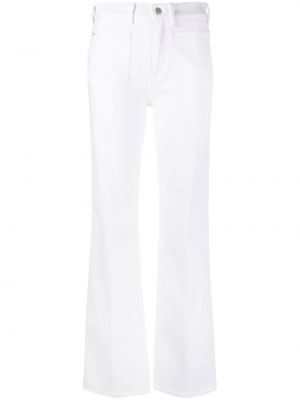 Džínsy s rovným strihom so strapcami so strapcami so strapcami Polo Ralph Lauren biela
