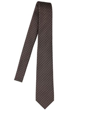 Jedwabny krawat wełniany Gucci