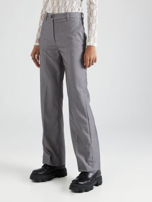 Широки панталони тип „марлен“ Monki сиво