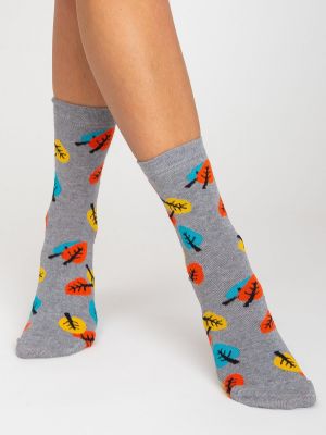 Ponožky Fashionhunters sivá