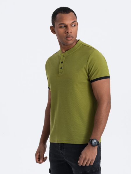 Поло тениска Ombre зелено