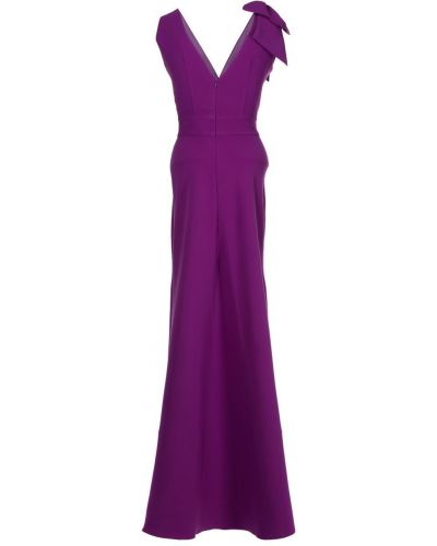 Večerní šaty s mašlí Bambah fialové