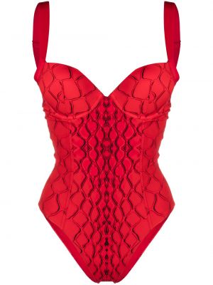 Completo Noire Swimwear, rosso