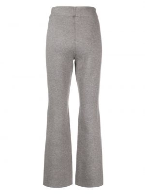 Pantalon brodé large Izzue gris