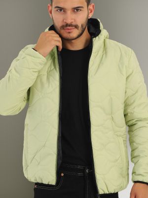 Nepromokavý kabát s kapucí River Club zelený