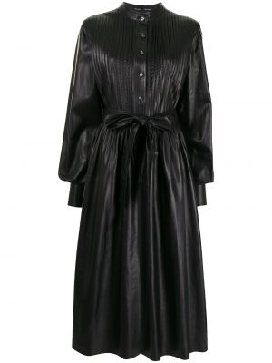 Vestido plisado Proenza Schouler negro
