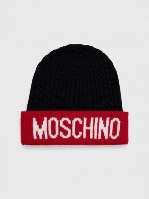 Шерстяная шапка Moschino красная