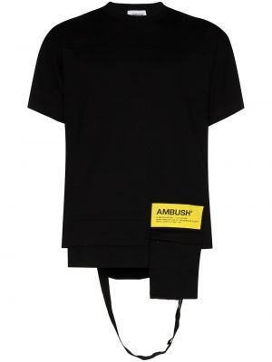 T-shirt avec poches Ambush noir