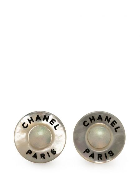 Обеци с перли Chanel Pre-owned