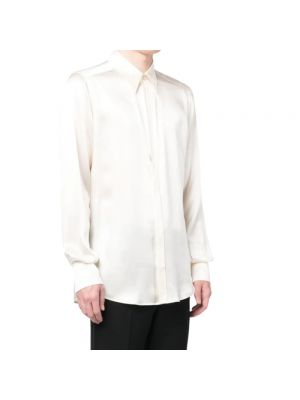 Camisa de seda Dolce & Gabbana beige